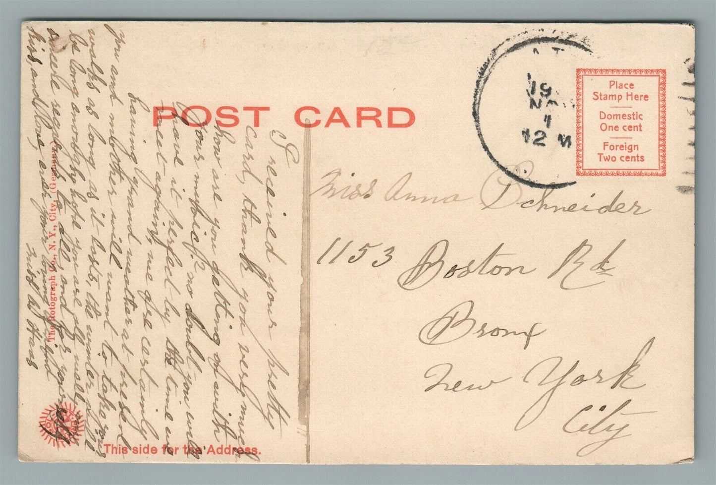 MORRISTOWN NJ MILLS ICE POND ANTIQUE POSTCARD