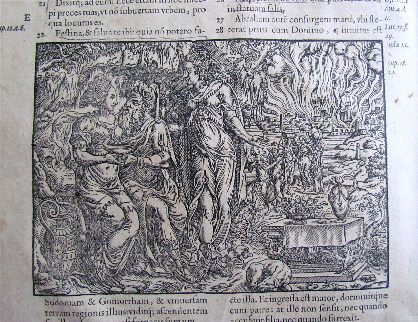 1566 BIBLE ILLUSTRATED by JOST AMMAN antique RARE Sigismund Feierabend FOLIO