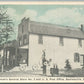 DANIELSVILLE PA GAS STATION HERMAN'S GENERAL STORE POST OFFICE ANTIQUE POSTCARD