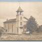 VALOIS NY BAPTIST CHURCH ANTIQUE REAL PHOTO POSTCARD RPPC