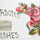 1910 MINIATURE CALENDAR ANTIQUE POSTCARD