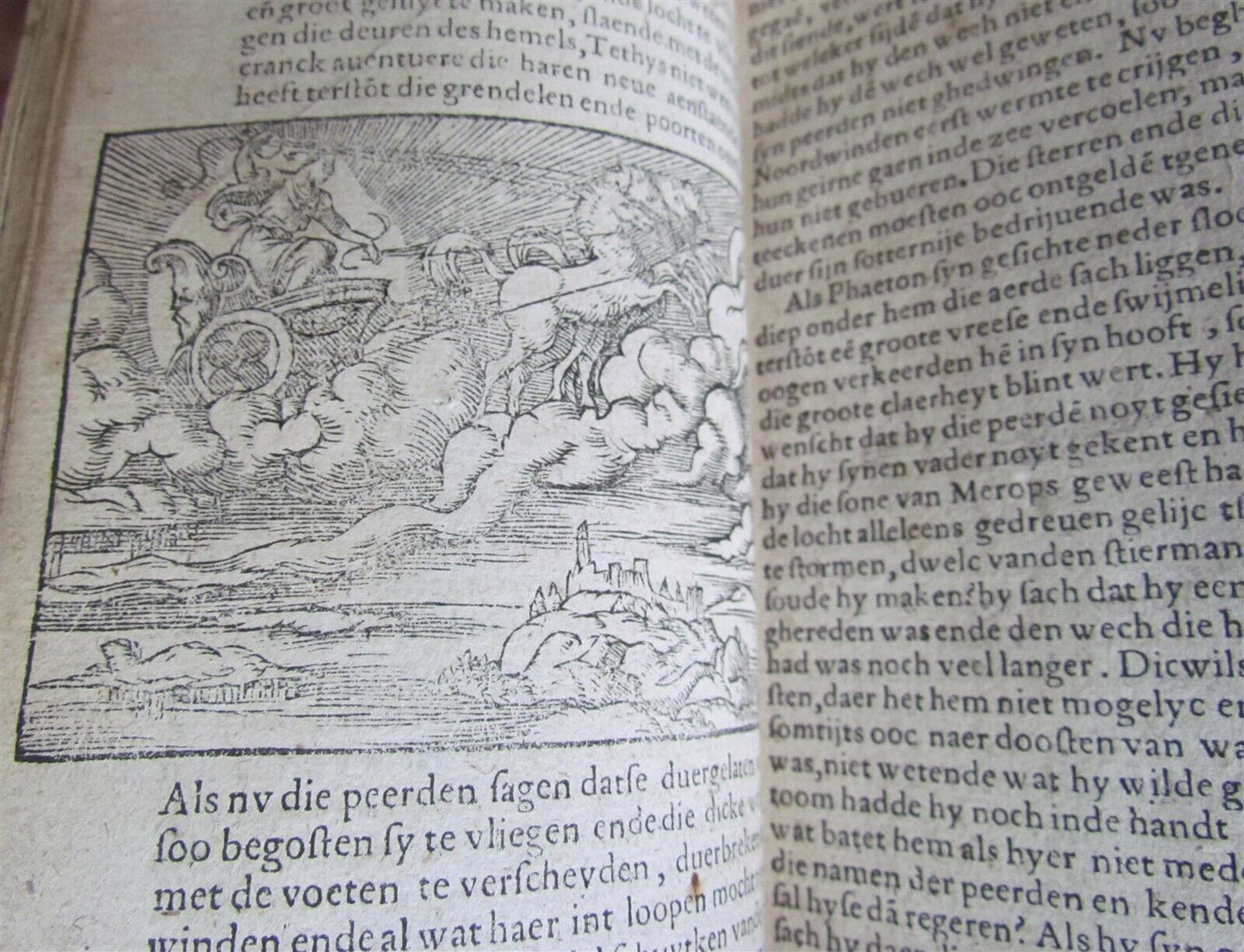 1619 OVID METAMORPHISIS antique ILLUSTRATED