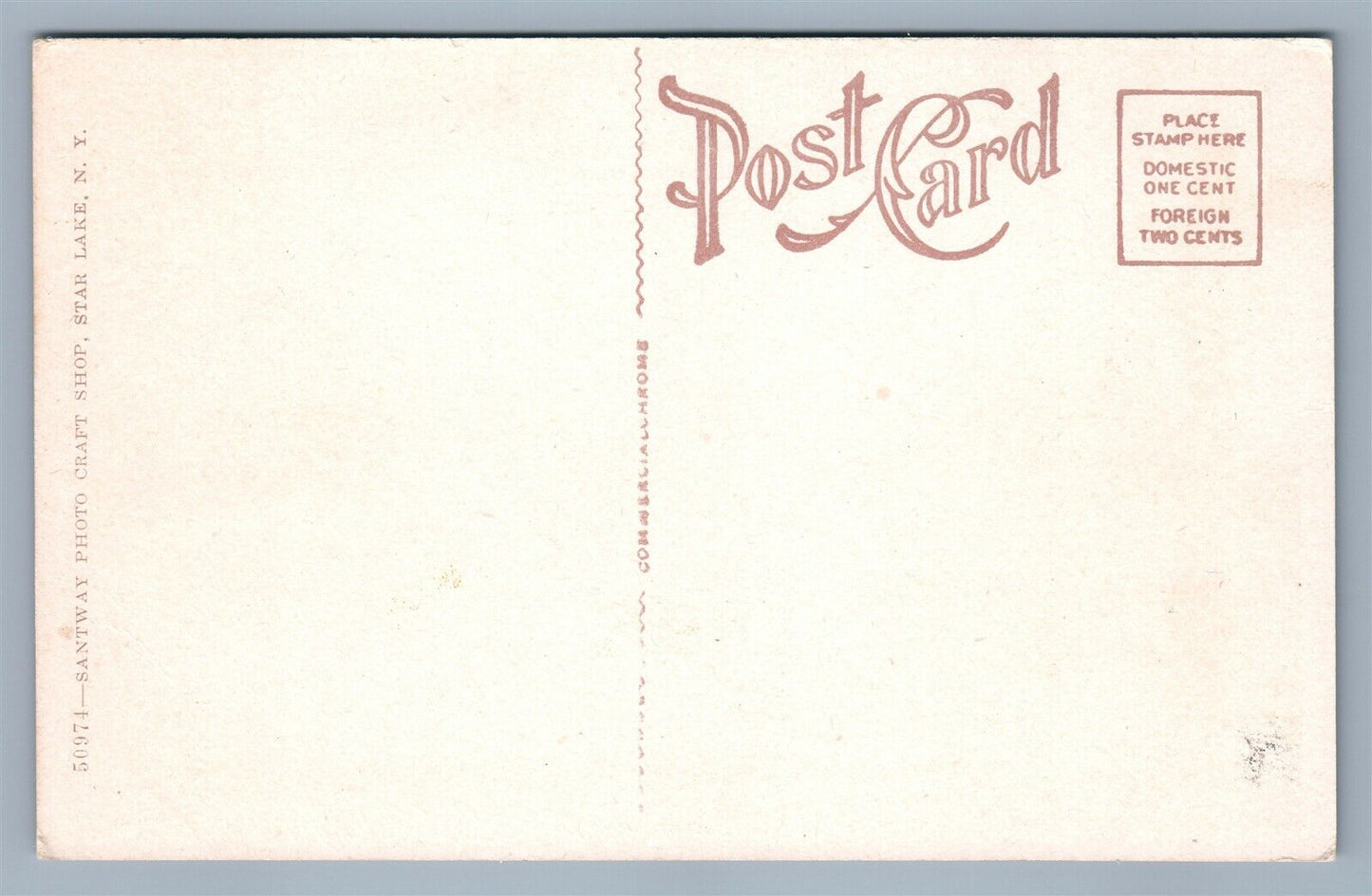 CARTHAGE NY BAPTIST CHURCH ANTIQUE POSTCARD
