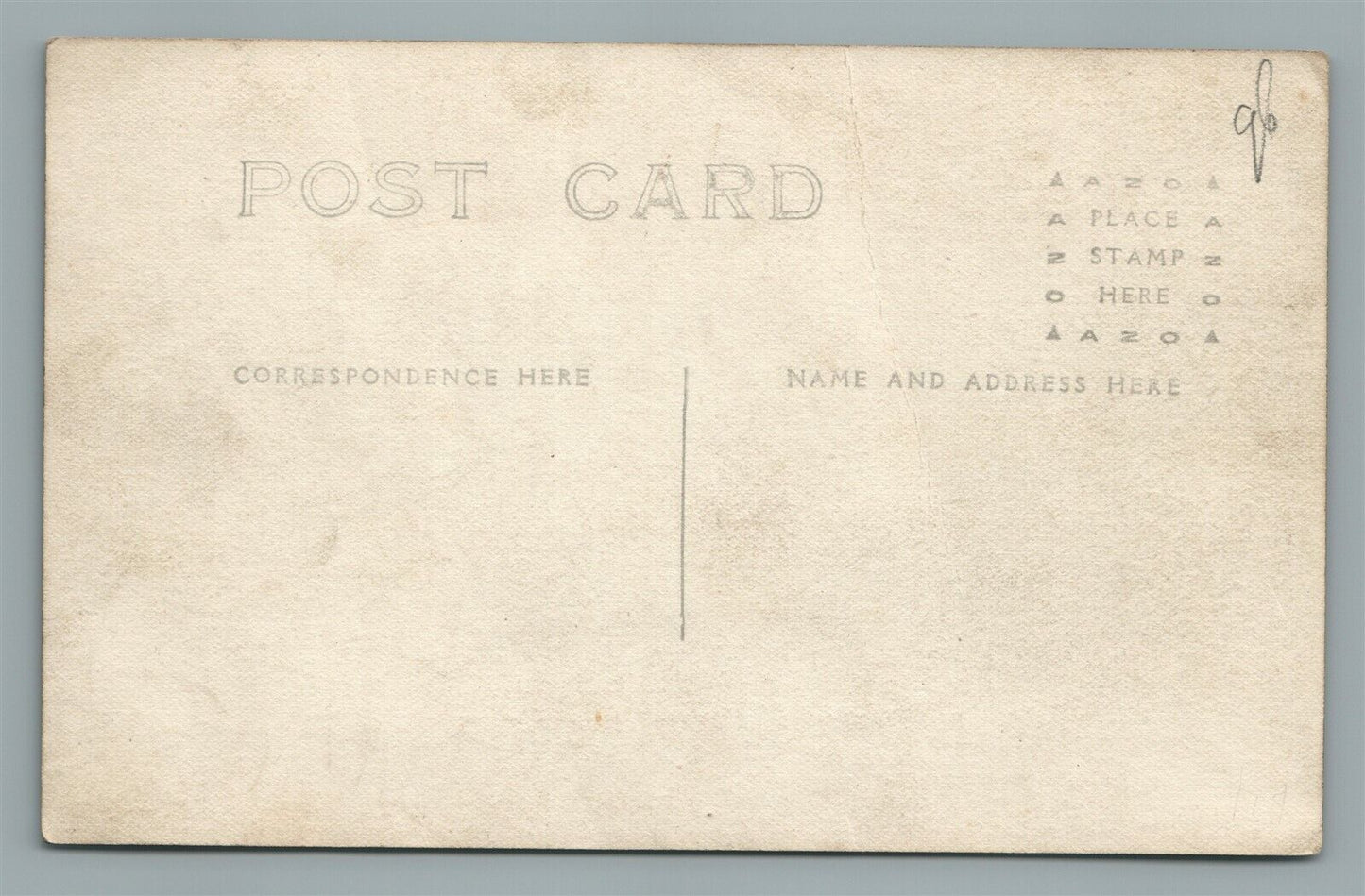 US SOLDIERS in CAMP WWI ERA ANTIQUE REAL PHOTO POSTCARD RPPC