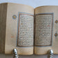 early 19th CENTURY MANUSCRIPT KORAN ISLAMIC antique ILLUMINATED small QURAN