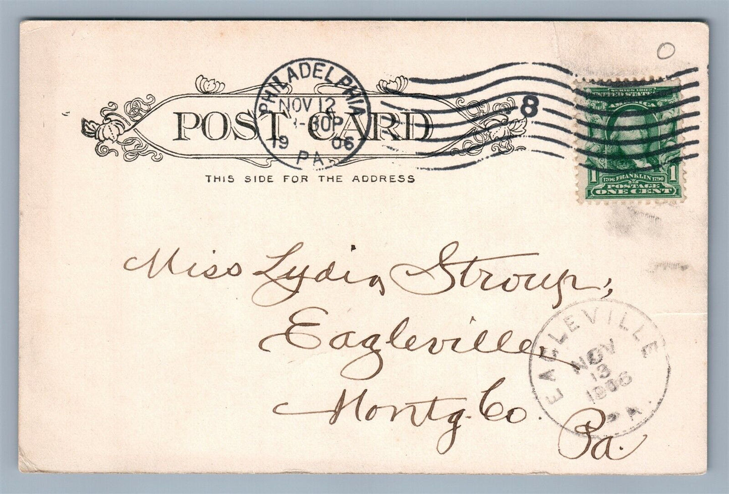 MIDDLETOWN NY OLD LADIES HOME ANTIQUE POSTCARD