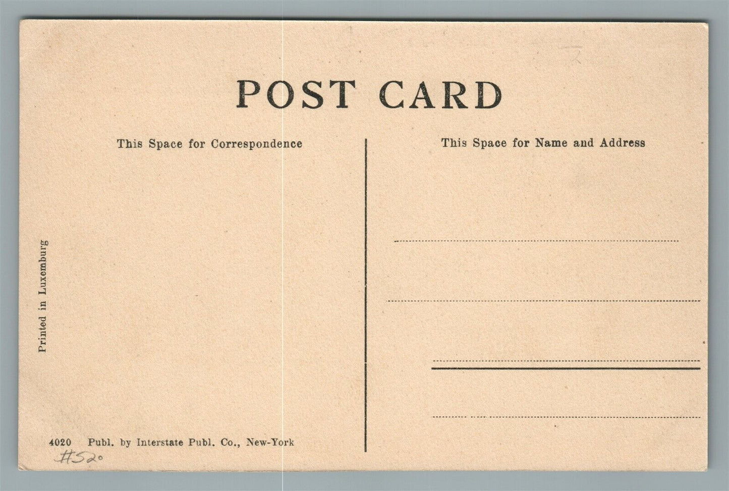 EAST ORANGE NJ DODD STREET LIBRARY ANTIQUE POSTCARD