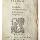 1562 BIBLE Proverbia Salomonis antique in LATIN 16th CENTURY