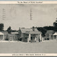 SANFORD NC JEFFERSON MOTEL GAS STATION VINTAGE POSTCARD