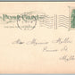 MILLERSVILLE PA STATE NORMAL SCHOOL 1907 UNDIVIDED ANTIQUE POSTCARD