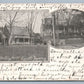 KENNET SQUARE PA FRIEND'S MEETING HOUSE PRIVATE MAILING ANTIQUE POSTCARD