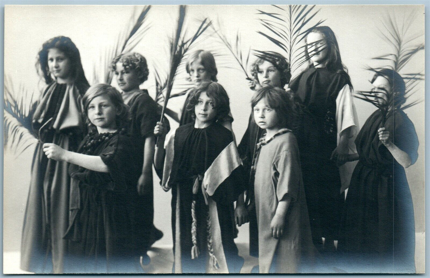 OBERAMMERGAU PASSION PLAY GERMANY 1910 ANTIQUE REAL PHOTO POSTCARD RPPC