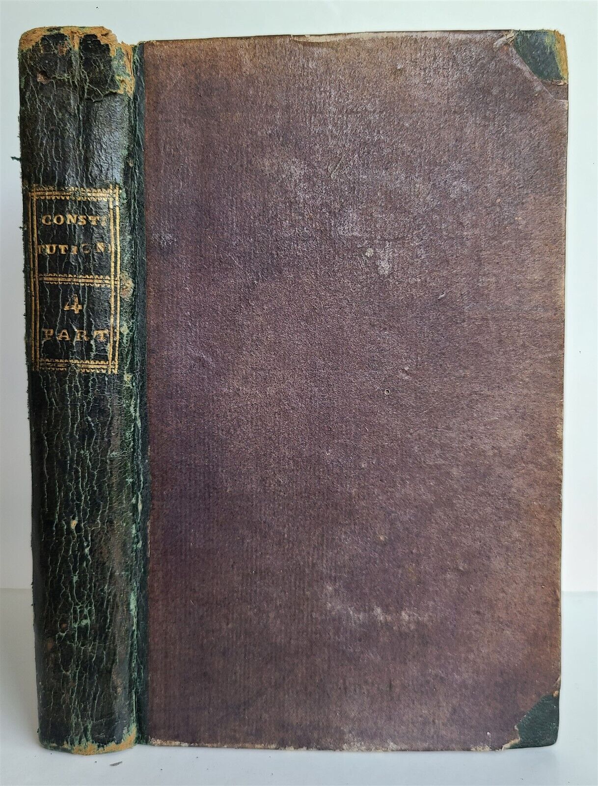 19th CENTURY FRENCH MANUSCRIPT BOOK antique De nos saintes constitutions 330 pp