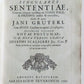 1727 SENECA in LATIN & GREEK antique GILT STAMPED PRIZED VELLUM BINDING