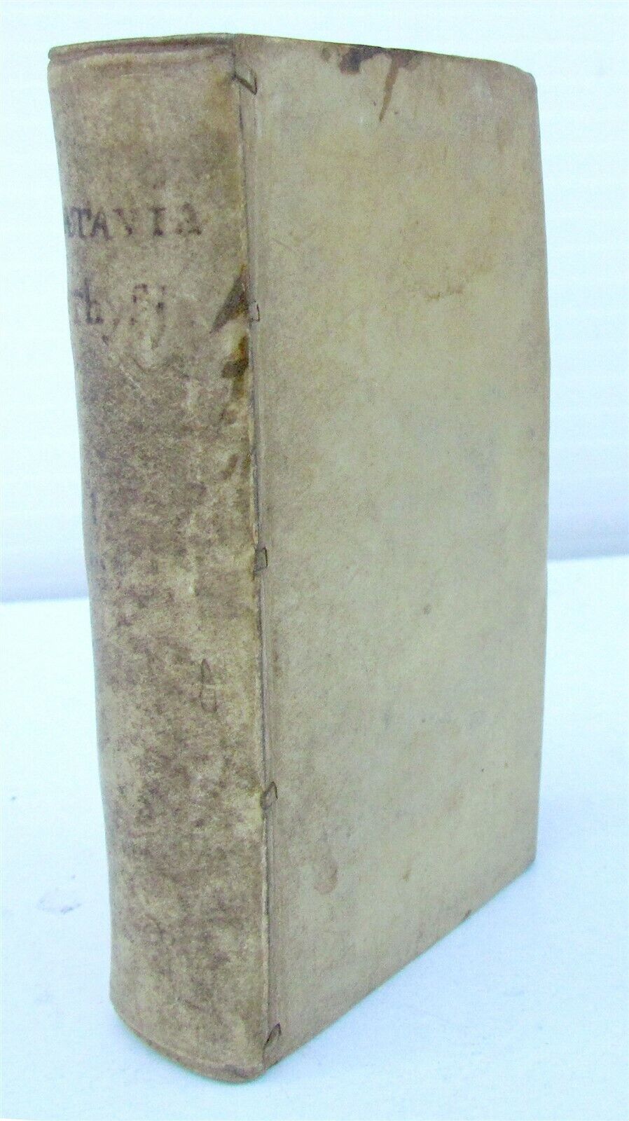 1652 THYSIUS antique VELLUM Historae Batavicae from JULIUS CAESAR till this time