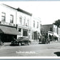 CENTRAL LAKE MI STREET SCENE VINTAGE REAL PHOTO POSTCARD RPPC