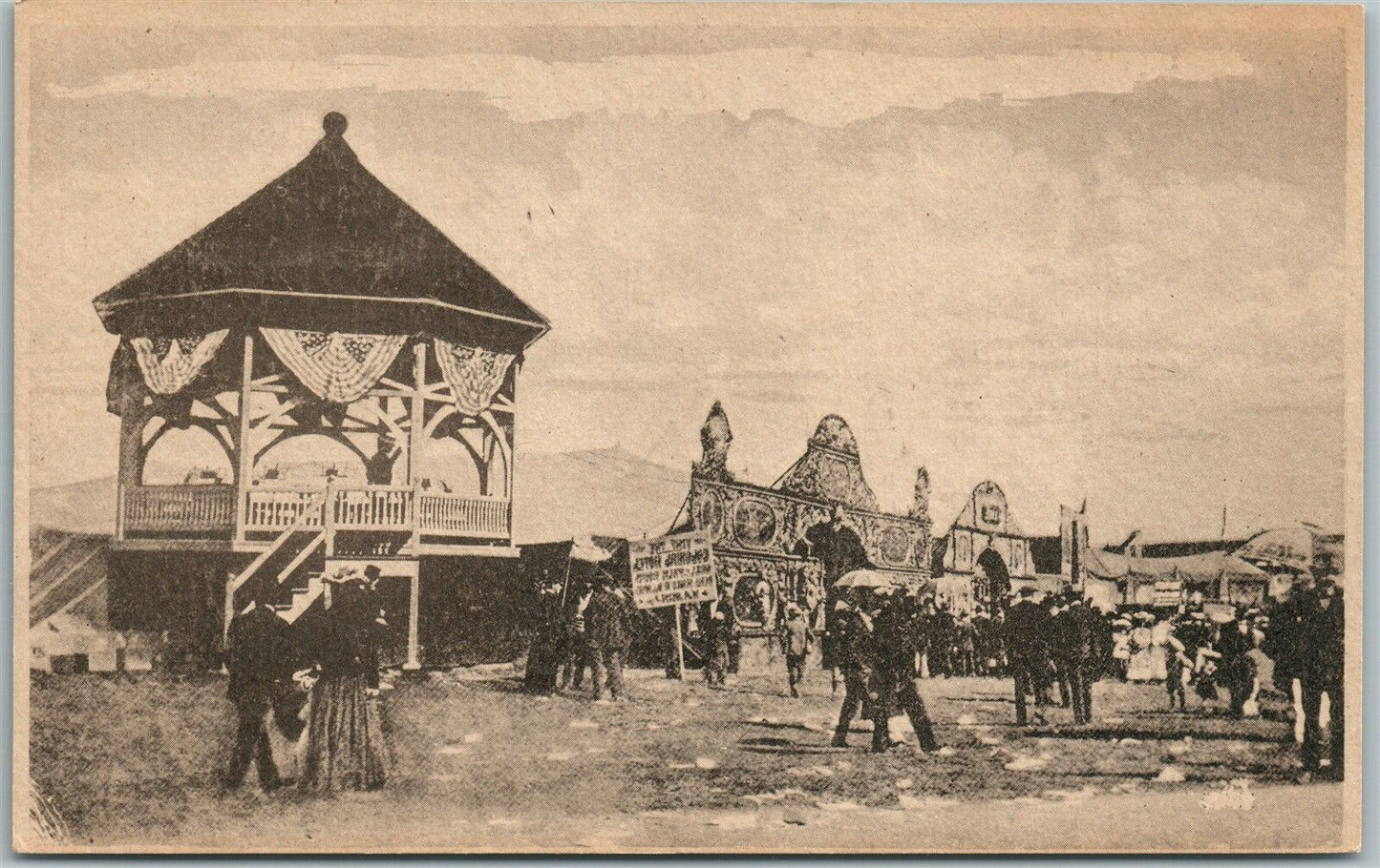 YORK PA INTER-STATE FAIR VINTAGE POSTCARD