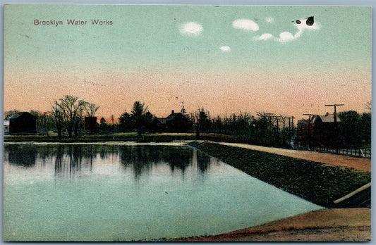 BROOKLYN NY WATER WORKS 1911 ANTIQUE POSTCARD