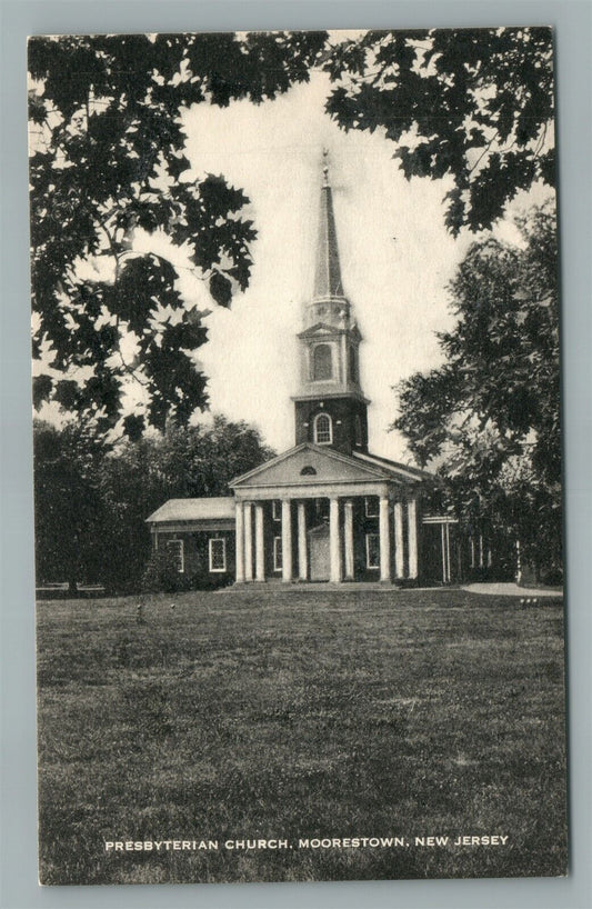 MOORESTOWN NJ PRESBYTERIAN CHURCH VINTAGE POSTCARD