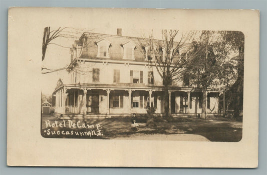 SUCCASUNNA NJ HOTEL DeCAMP ANTIQUE REAL PHOTO POSTCARD RPPC