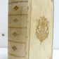 1722 POMPONII MELA De Situ Orbis ARMORIAL VELLUM BINDING antique