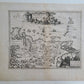 1671 MAP VENEZUELA CUM PARTE AUSTRALI NOUAE ANDALUSIAE antique 15x18" 17th CENT.