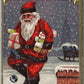 CHRISTMAS GREETINGS SANTA 1916 ANTIQUE POSTCARD