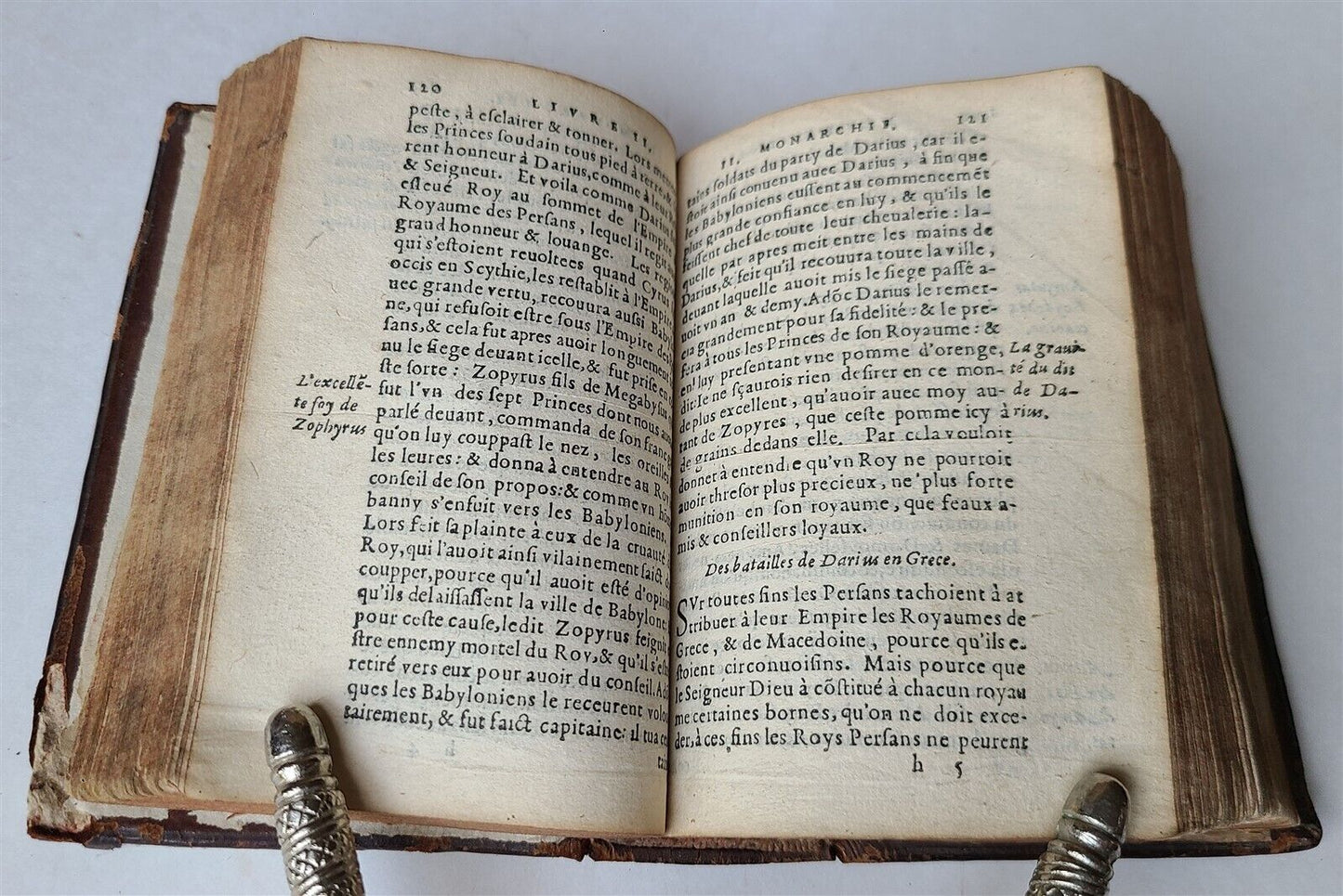 1577 HISTORIC CHRONICLE by JEAN CARION antique in FRENCH