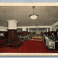 BROOKLYN NY YOUNG MEN'S CHRISTIAN ASSOCIATION SOCIAL LOBBY ANTIQUE POSTCARD