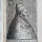 1568 ILLUSTRATED w/28 POPE PORTRAITS XXVII PONTIFICUM ELOGIA ET IMAGINES antique