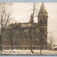 ALBIA IA HIGH SCHOOL ANTIQUE REAL PHOTO POSTCARD RPPC