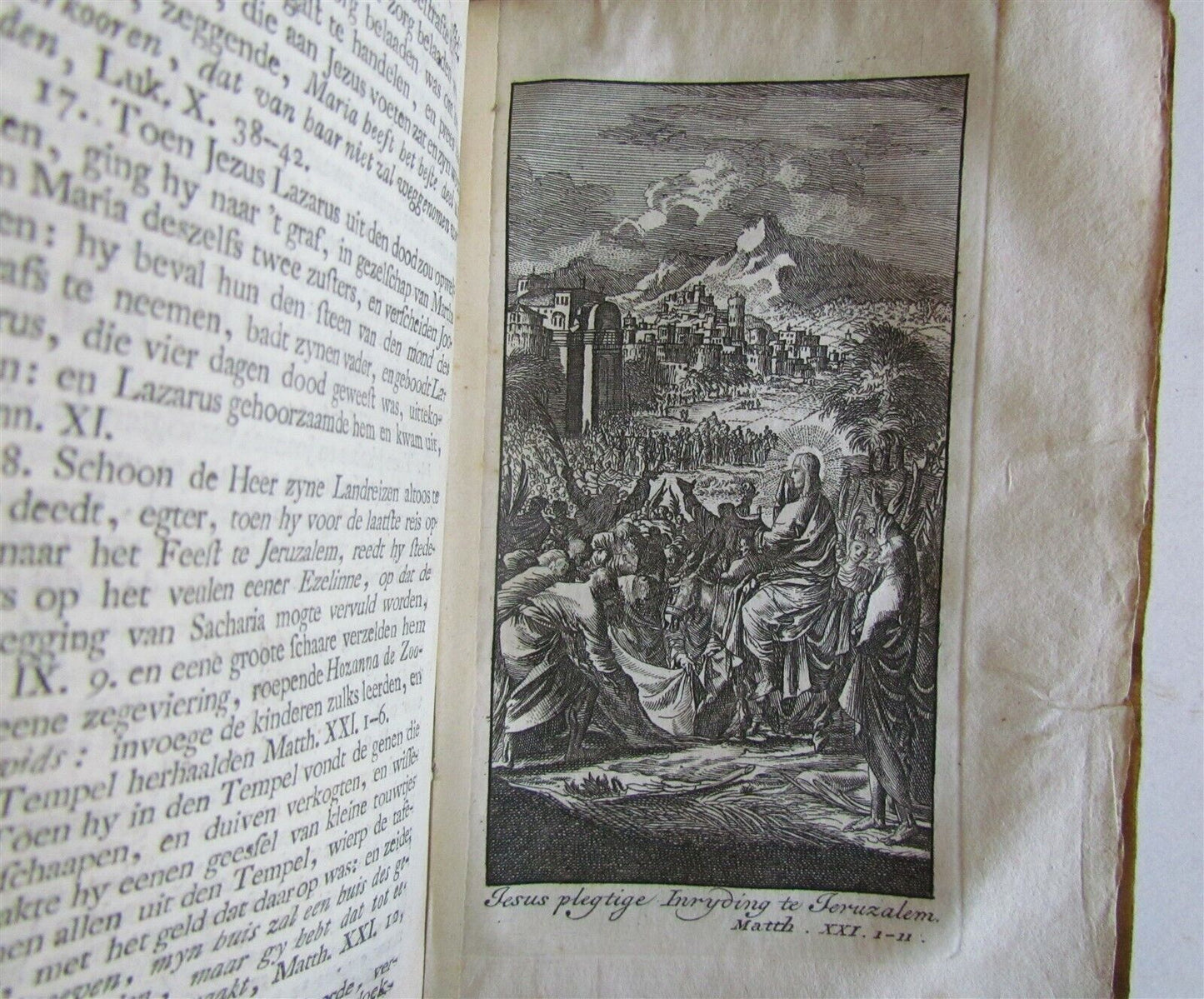 1746 ILLUSTRATED JEWISH SCRIPTUAL HISTORY antique 27 engravings