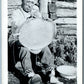 KOTZEBUE ALASKA ESKIMO DRUMS WILL SOON BEAT VINTAGE REAL PHOTO POSTCARD RPPC