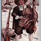 PILGRIM'S THANKSGIVING ANTIQUE BOSTON COFFEE ADVERTISING POSTCARD ARTIST SIGNED