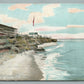 LONG BRANCH NJ BEACH & BLUFF ANTIQUE POSTCARD