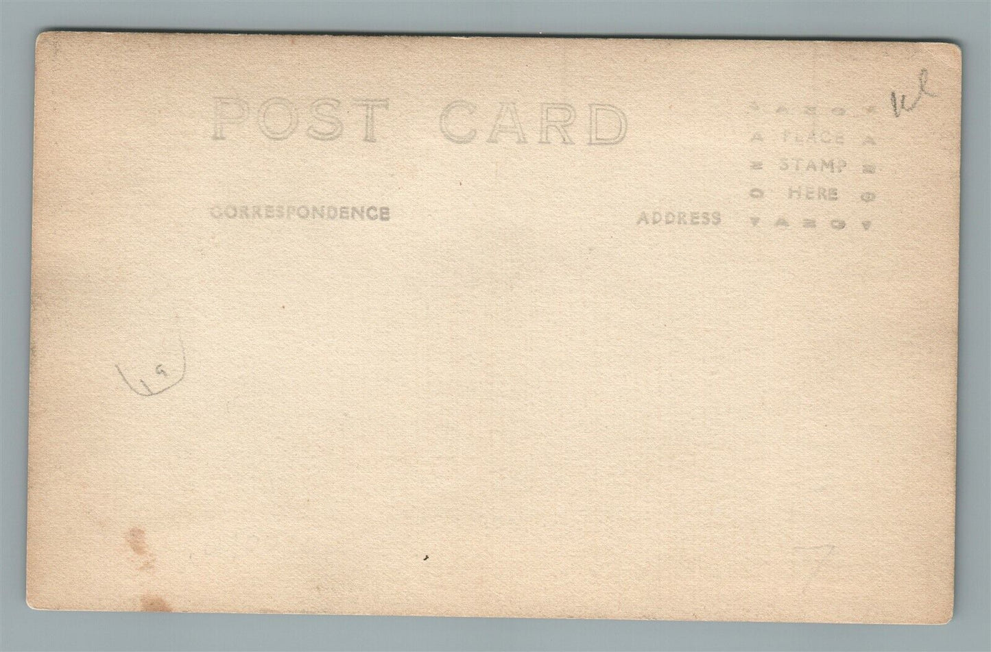 NEWTOWN PA GARRETT WILLIAMSON LODGE INTERIOR ANTIQUE REAL PHOTO POSTCARD RPPC