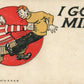 STREET FIGHT COMIC ANTIQUE UNDIVIDED POSTCARD