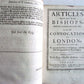 1684 Collection of articles w/ publick records of Church of England antique