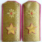 RUSSIAN SOVIET MARSHAL of SIGNALLER TROOPS UNIFORM SHOULDER BOARDS vintage