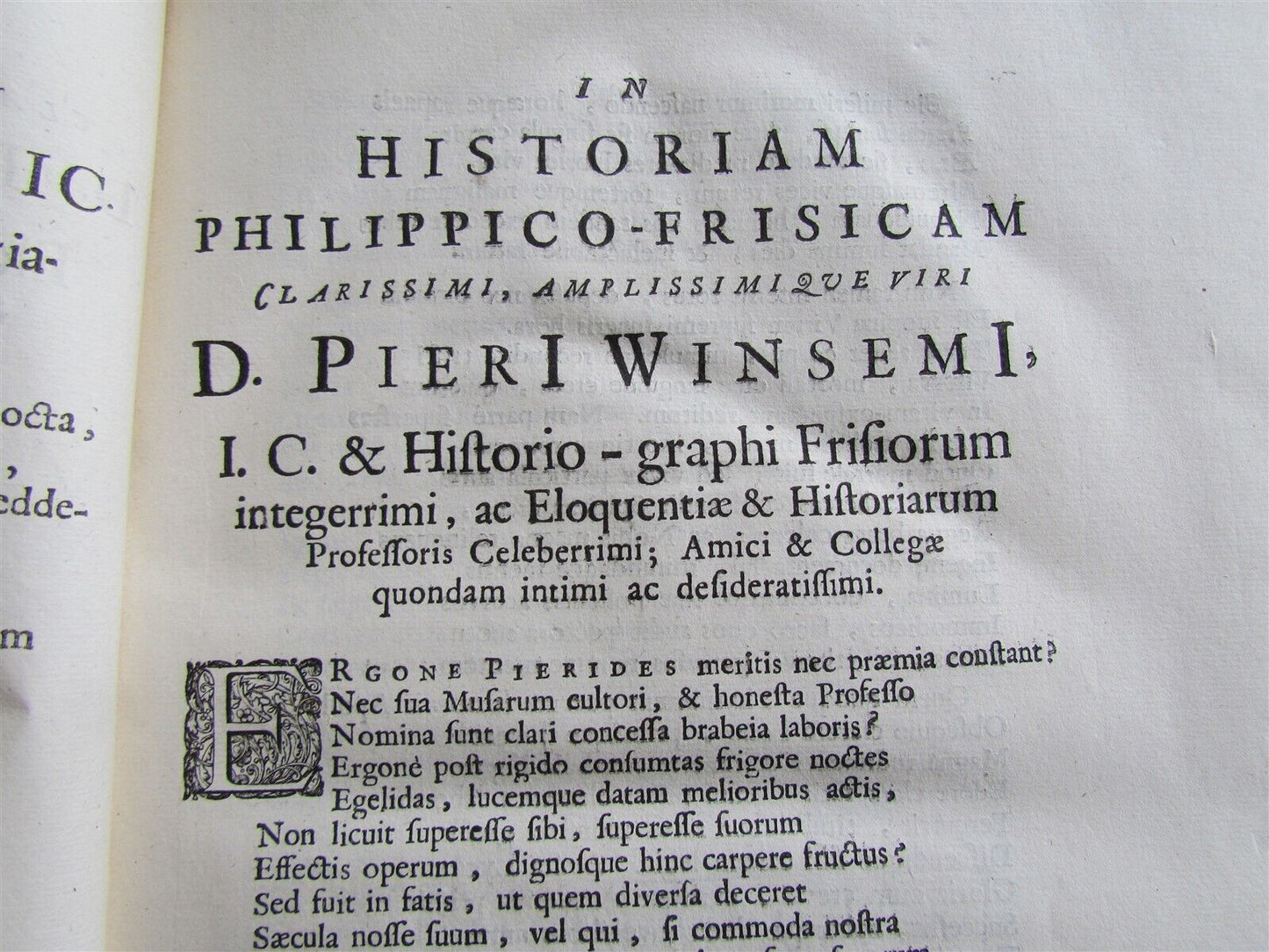 1646 NETHERLANDS HISTORY HISTORIARUM AB EXCESSU CAROLI V CAESARIS VELLUM antique