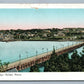 BELFAST ME LOWER BRIDGE ANTIQUE POSTCARD