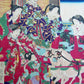 JAPANESE WOODBLOCK TRIPTYCH PRINT ANTIQUE by TOYOHARA CHIKANOBU MEIJI 1880s