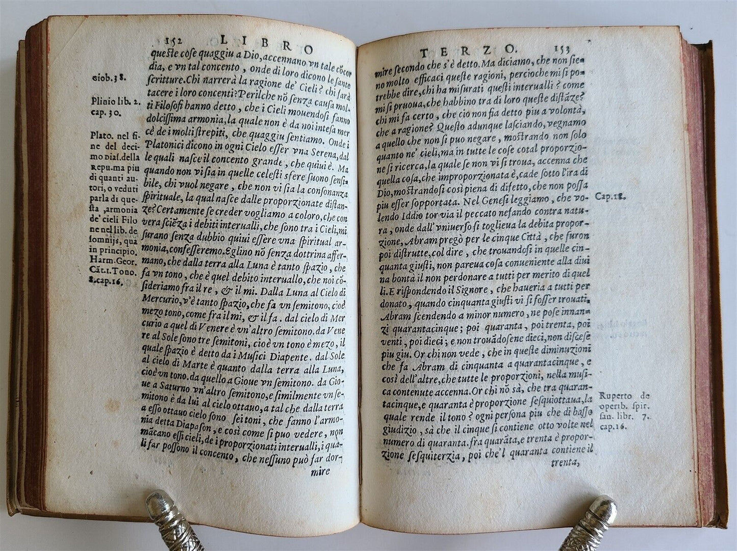 1583 DELLA METAMORFOSI CIOE TRASFORMAZIONE DEL VIRTUOSO antique VELLUM rare