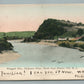 MARBLE HILL NJ WEYGADT MTS. DELAWARE RIVER ANTIQUE POSTCARD