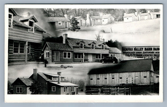 RENFRO VALLY KY BARN DANCE VINTAGE REAL PHOTO POSTCARD RPPC