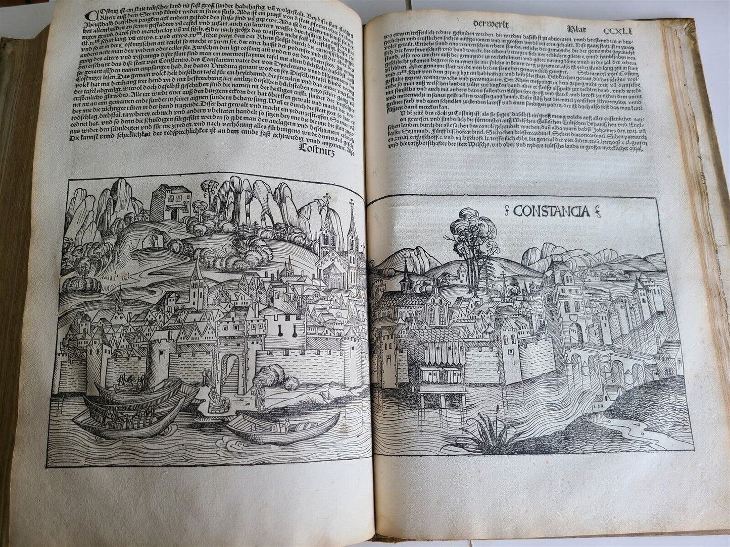 1493 NUREMBERG CHRONICLE antique INCUNABULA Liber chronicarum HARTMANN SCHEDEL