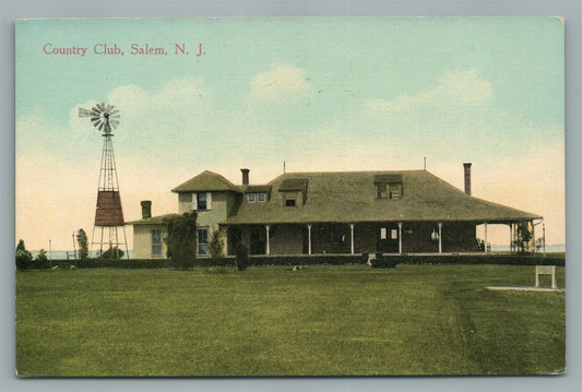 SALEM NJ COUNTRY CLUB ANTIQUE POSTCARD