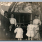 MUSICIAN FAMILY ANTIQUE REAL PHOTO POSTCARD RPPC