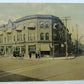VINTAGE POSTCARD ELIZABETH NJ STREET SCENE trolley horse carriage railroad