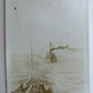 RPPC VINTAGE PHOTO POSTCARD NAVY BATTLESHIP